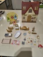 Spelletjes - Familiehuis Sylvanian, Ophalen of Verzenden, Zo goed als nieuw, Poppenhuis