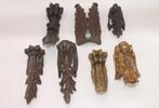 7 ornements en bronze et cuivre ancien, Antiquités & Art, Antiquités | Bronze & Cuivre, Bronze, Enlèvement ou Envoi