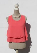 Koraalkleurige top S, Kleding | Dames, Topjes, Ophalen of Verzenden, Zo goed als nieuw, Maat 36 (S)