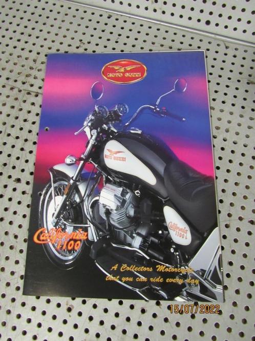 Brochure Luxe Moto Guzzi California 1100 i '96 "Cali 1100i", Livres, Motos, Utilisé, Marque ou Modèle, Enlèvement ou Envoi