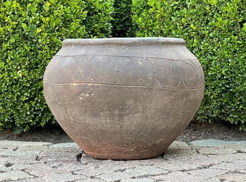 Ancien pot de fleurs en terre cuite, Jardin & Terrasse, Pots de fleurs, Terracotta, Intérieur, Balcon, Jardin, Rond, Enlèvement