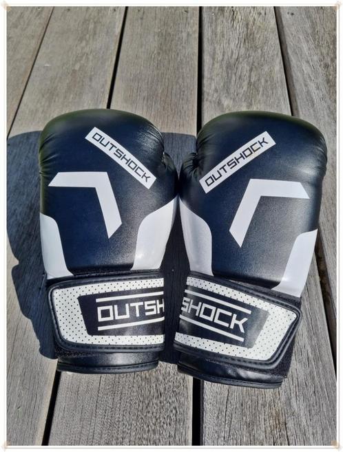 OUTSHOCK - GANTS DE BOXE 300 – T. : 10 OZ, Sport en Fitness, Vechtsporten en Zelfverdediging, Zo goed als nieuw, Vechtsportmaterialen