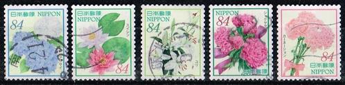 Postzegels uit Japan - K 3869 - bloemen, Postzegels en Munten, Postzegels | Azië, Gestempeld, Oost-Azië, Ophalen of Verzenden