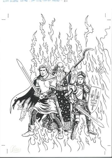 Originele cover Rode Ridder 211 Het vuur e/d maagd beschikbaar voor biedingen