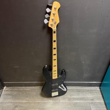 Harley Benton JB-75MN Black Vintage Series  | In goede staat beschikbaar voor biedingen