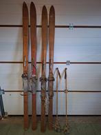 antieke ski's met 1 set stokken, Antiek en Kunst, Antiek | Woonaccessoires, Ophalen