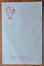 Spirou papier à lettres 1952 Franquin Robbedoes, Collections, Enlèvement ou Envoi, Gaston ou Spirou, Comme neuf, Autres types