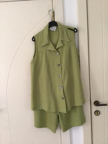 Ensemble, pistache groen, maat M, zwangerschapskledij, Vêtements | Femmes, Enlèvement ou Envoi, Comme neuf, Taille 38/40 (M), Vert