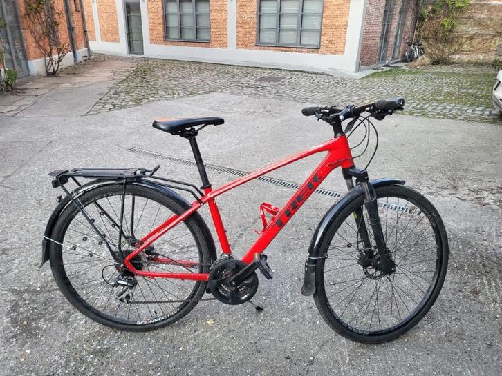 Trek dual sport 2 fiets, Fietsen en Brommers, Fietsen | Heren | Herenfietsen, Gebruikt, Overige merken, 49 tot 53 cm, Versnellingen