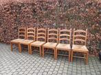 Set van 6 vol eiken stoelen, Ophalen, Bruin, Zo goed als nieuw, Vijf, Zes of meer stoelen