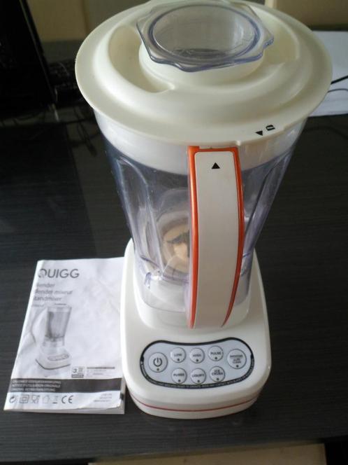 QUIGG Blender Model: 42856(A0), 1.5Liter 500Watt bijna nieuw, Elektronische apparatuur, Blenders, Zo goed als nieuw, Blender, Ophalen of Verzenden