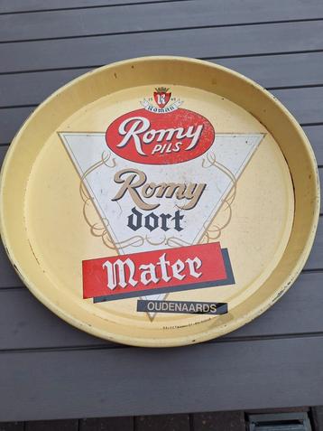 Zeldzame Romy Pils Oudennards Romy Dort Mater dienblad Brouw
