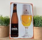 Metalen reclamebord Omer, Ophalen of Verzenden, Nieuw, Reclamebord, Plaat of Schild