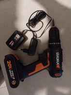 Perceuse Worx avec batterie et chargeur, Enlèvement ou Envoi, Perceuse