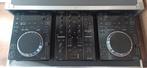 pioneer dj set 2 x cdj 350 djm 350 flightcase, Ophalen, Zo goed als nieuw, Pioneer