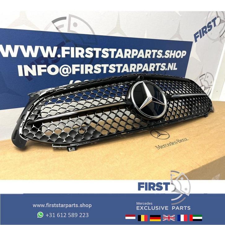 W118 CLA FACELIFT GRIL 2024 AMG DIAMOND STARS GRILLE 2022-20, Auto-onderdelen, Overige Auto-onderdelen, Mercedes-Benz, Gebruikt