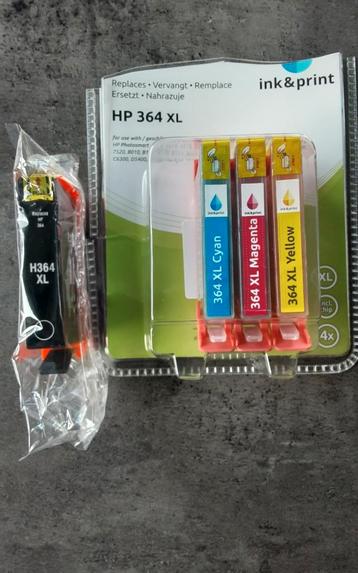 Hp inktpatronen 364 XL beschikbaar voor biedingen