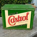 kist olieblikken CASTROL 1954, Verzamelen, Ophalen of Verzenden, Zo goed als nieuw, Verpakking