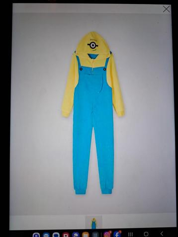 Te koop: nieuwe onesie minion pakje beschikbaar voor biedingen