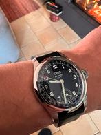 Oris big crown pointer date kaliber 403, Handtassen en Accessoires, Overige merken, Leer, Staal, Polshorloge