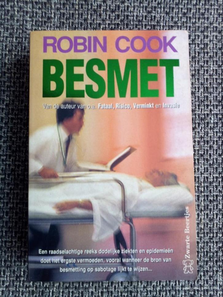 Robin Cook - Besmet, Livres, Thrillers, Utilisé, Amérique, Enlèvement ou Envoi