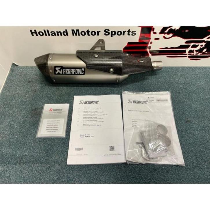 Honda X-ADV Akrapovic uitlaat demper titanium xadv x adv 750, Motoren, Onderdelen | Honda, Nieuw, Ophalen of Verzenden