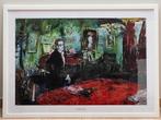 Jack B. Yeats - About to write a letter - reproductie, Huis en Inrichting, Ophalen, 50 tot 75 cm, 50 tot 75 cm, Print