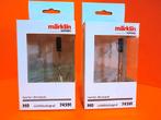 Deux Signaux lumineux MÄRKLIN 74391 - Voie C - H0 - 1:87, Neuf, Analogique, Enlèvement ou Envoi, Courant alternatif