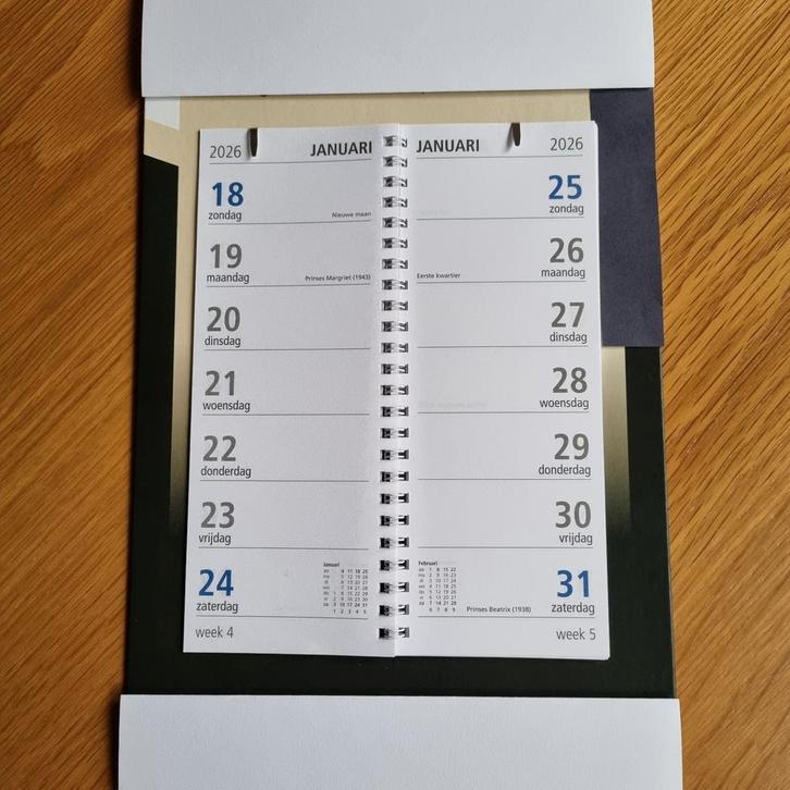 Kalender - weekkalender - omlegweekkalender 2026, Diversen, Agenda's, Ophalen of Verzenden