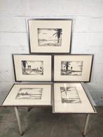 5 Congolese tekeningen Sabythi Honore, Antiek en Kunst, Ophalen of Verzenden