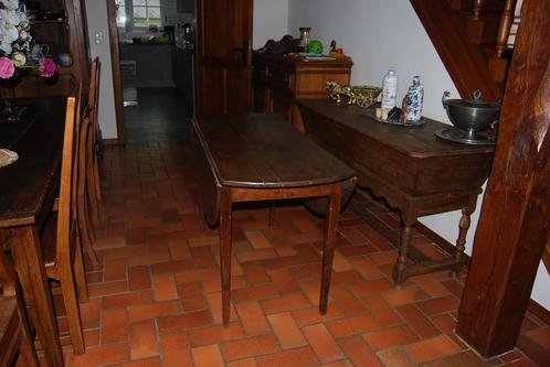 table en chene, Huis en Inrichting, Tafels | Eettafels, Gebruikt, 100 tot 150 cm, Vier personen, Rond, Eikenhout, Ophalen