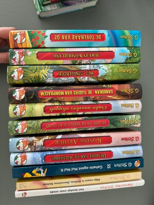 Boeken pakket van 11 boeken van Geronimo Stilton, Boeken, Kinderboeken | Jeugd | 10 tot 12 jaar, Gelezen, Fictie, Ophalen of Verzenden
