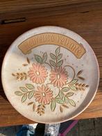 Assiette en céramique, grès signé Dubois, heureuse retraite, Antiquités & Art, Enlèvement