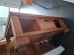 Table basse + colonne de rangement en tek, Huis en Inrichting, Complete inboedels, Ophalen