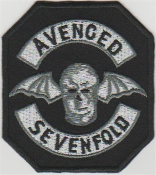 Avenged Sevenfold stoffen opstrijk patch embleem #5, Verzamelen, Muziek, Artiesten en Beroemdheden, Nieuw, Kleding, Verzenden