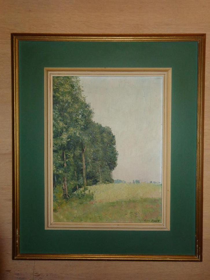 peinture à l'huile signée Léon Frank, Antiquités & Art, Art | Peinture | Classique, Enlèvement ou Envoi