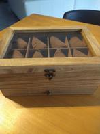 Horloge opbergdoos in hout, Handtassen en Accessoires, Overige Accessoires, Ophalen of Verzenden, Nieuw
