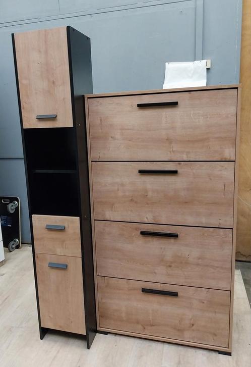 Schoenenkast en opbergkolom (leveringspost), Huis en Inrichting, Kasten | Ladekasten, Zo goed als nieuw, Ophalen of Verzenden