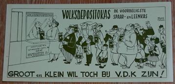 Nero vloeipapier Volksdepositokas VDK jaren '50 Marc Sleen
