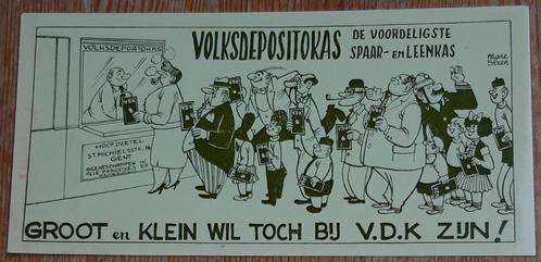 Nero vloeipapier Volksdepositokas VDK jaren '50 Marc Sleen, Verzamelen, Stripfiguren, Zo goed als nieuw, Overige typen, Overige figuren
