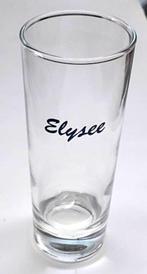 Glas met opschrift "Elysee" (Diest), Collections, Verres & Petits Verres, Comme neuf, Enlèvement ou Envoi