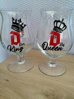 Duvelglazen His Queen & Her King, Verzamelen, Ophalen of Verzenden, Nieuw, Glas of Glazen, Duvel