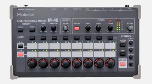 roland m-48 personal mixer IK HEB ER 12!!, Muziek en Instrumenten, Overige Muziek en Instrumenten, Zo goed als nieuw, Ophalen