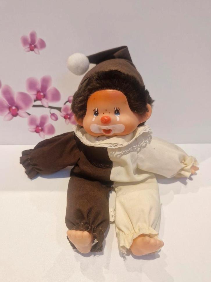 🤎 Monchichi als clown, Verzamelen, Beren en Cherished Teddies, Zo goed als nieuw, Overige typen, Overige merken, Ophalen of Verzenden