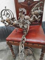 Antieke bronzen Luchter., Enlèvement ou Envoi