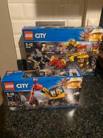 Mooie set LEGO mijnbouw (60185 en 60186), Ophalen, Zo goed als nieuw, Lego