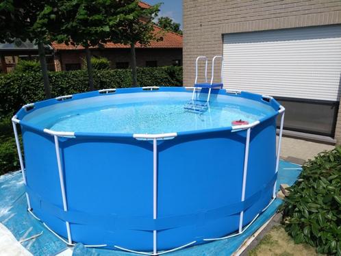 zwembad 3,66x1,22 met filter en warmtepomp, Tuin en Terras, Zwembaden, Ophalen