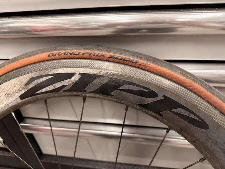 Zipp 404 Firecrest carbon velgrem wielen, Fietsen en Brommers, Fietsonderdelen, Zo goed als nieuw, Racefiets, Wiel, Ophalen