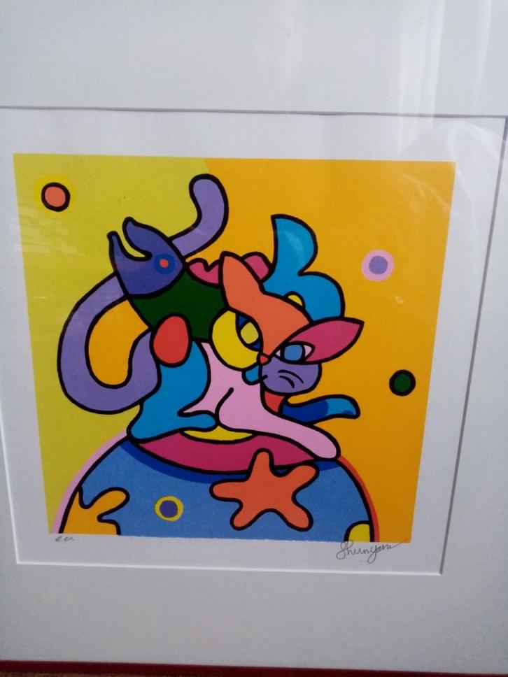 Zeefdruk/kunstenaarsbewijs gesigneerd door Shunyam Steveninc, Antiek en Kunst, Kunst | Litho's en Zeefdrukken, Ophalen