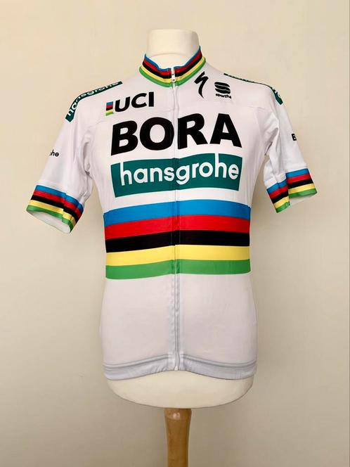 Bora Hansgrohe 2018 World Champion Peter Sagan cycling shirt, Sport en Fitness, Wielrennen, Zo goed als nieuw, Kleding